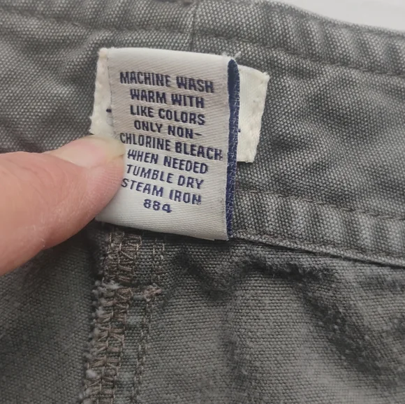 Vintage Y2K Bass Women's Cargo Shorts Green Size 6 Cotton Mid Rise - Picture 13 of 13